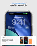 ACS10468 - iPhone 17 Pro Max Ultra Hybrid T (MagFit) in Glossy Orange showing secure and strong connection. Magfit compatible. unlock your daily carry with magfit to unlock the spigen ecosystem