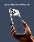 ACS10467 - iPhone 17 Pro Max Ultra Hybrid T (MagFit) in Matte Blue showing check your compatibility.