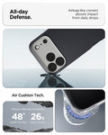 ACS09968CA - iPhone 18 Pro / iPhone 17 Pro Nano Pop (Mag Fit) in Black Sesame showing impact protection with reinforced corners and Air Cushion Technology for everyday drops