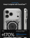 ACS10074CC - iPhone 18 Pro / iPhone 17 Pro Ultra Hybrid Neo One (MagFit) showing long-lasting clarity with DuraClear Technology designed to resist yellowing 1.7 times longer