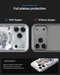 ACS10040CA - iPhone 18 Pro Max / iPhone 17 Pro Max Ultra Hybrid Zero One (MagFit) White showing full camera plateau coverage with precise cutouts for scratch protection and functionality