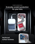 AGL12040 - iPhone 18 Pro Max Optik Pro XL EZ Fit Lens Protector in Dark Cherry showing scratch-resistant lens protection designed to guard against everyday contact and surface damage.