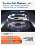 ACS11755 -  iPhone 18 Pro Max / iPhone 17 Pro Max Ultra Hybrid C-One (Mag Fit) Tangerine showing a precisely aligned magnetic array with an ultra-slim profile for a strong seamless hold