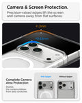 ACS11925 - iPhone 18 Pro / iPhone 17 Pro Crystal Flex (Mag Fit) showing raised edges protecting the screen and complete camera area from surface contact.