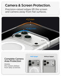 ACS11912 - iPhone 18 Pro Max / iPhone 17 Pro Max Crystal Flex (Mag Fit) showing raised edges protecting the screen and complete camera area from surface contact.