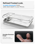 ACS10039CC - iPhone 18 Pro Max / iPhone 17 Pro Max Ultra Hybrid (MagFit) in Frost White showing a matte translucent finish designed to resist smudges and maintain a refined appearance