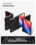 ACS11694 - iPhone Duo Air Fit Pro (Mag Fit) showing the protective case fitted on a foldable device in both folded and unfolded positions.