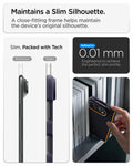 ACS11686 - iPhone Duo Nano Pop (Mag Fit) in Blueberry Navy showing a close-fitting frame with a slim profile and precise side construction