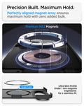 ACS11690 - iPhone Duo Tough Armor Pro (Mag Fit) in Black showing an aligned N52 magnet array and ultra-slim magnetic profile