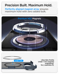 ACS11691 - iPhone Duo Tough Armor Pro (Mag Fit) in Metal Slate showing an aligned N52 magnet array and ultra-slim magnetic profile