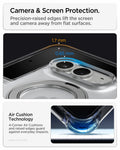 ACS11782 - iPhone Duo  Ultra Hybrid Pro S (Mag Fit) showing raised screen and camera edges with reinforced corner cushioning