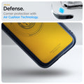 ACS09154 - iPhone 16e Case Nano Pop (MagFit) in Blueberry Navy showing the all-day defense. Corner protection with Air Cushion Technology