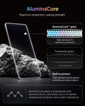 AGL12007 - iPhone Duo Glas.tR EZ Fit Pro showing the reinforced glass structure designed for scratch and impact protection.