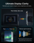 AGL12007 - iPhone Duo Glas.tR EZ Fit Pro showing optical clarity designed to preserve screen colors, brightness, and sharp details.