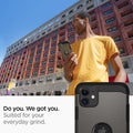 076CS27438 - iPhone 11 Case Tough Armor in gunmetal showing do you. we got you.