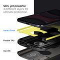 076CS27438 - iPhone 11 Case Tough Armor in gunmetal showing slim yet, powerful