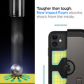 076CS27438 - iPhone 11 Case Tough Armor in gunmetal showing tougher than tough.