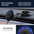 ACP07405 - OneTap Pro 3 CryoMax™ Dashboard Car Mount ITS35WC (MagFit) in Black showing the sleek and unique design blends in seamlessly with a built-in cooling system, LED lighting, auto-activate blue led lights when mounting your phone
