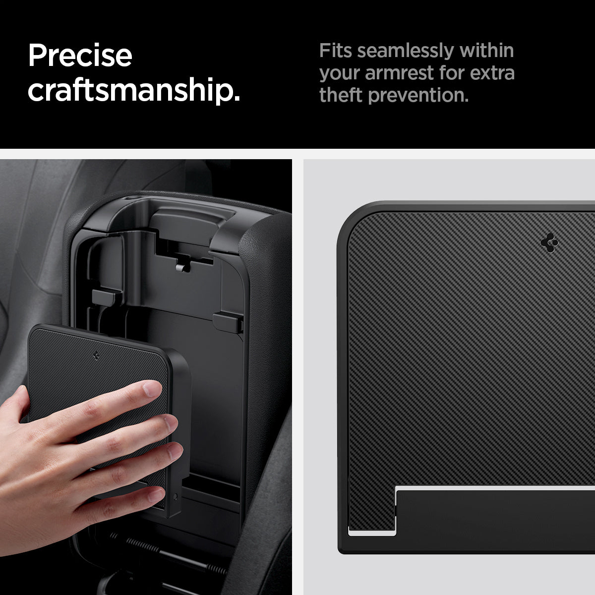 ACP09216 - Jeep Series -  Center Console Hidden Storage Box | JO221 precise craftsmanship. fits seamlessly within your armrest for extra theft prevention. 