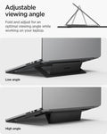 AMP10401 - Slim Fold Laptop Stand | LD201-S1 showing the adjustable viewing angle