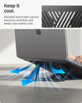AMP11115 - Slim Fold Laptop Stand | Non-Adhesive LD201-S6 showing keep it cool
