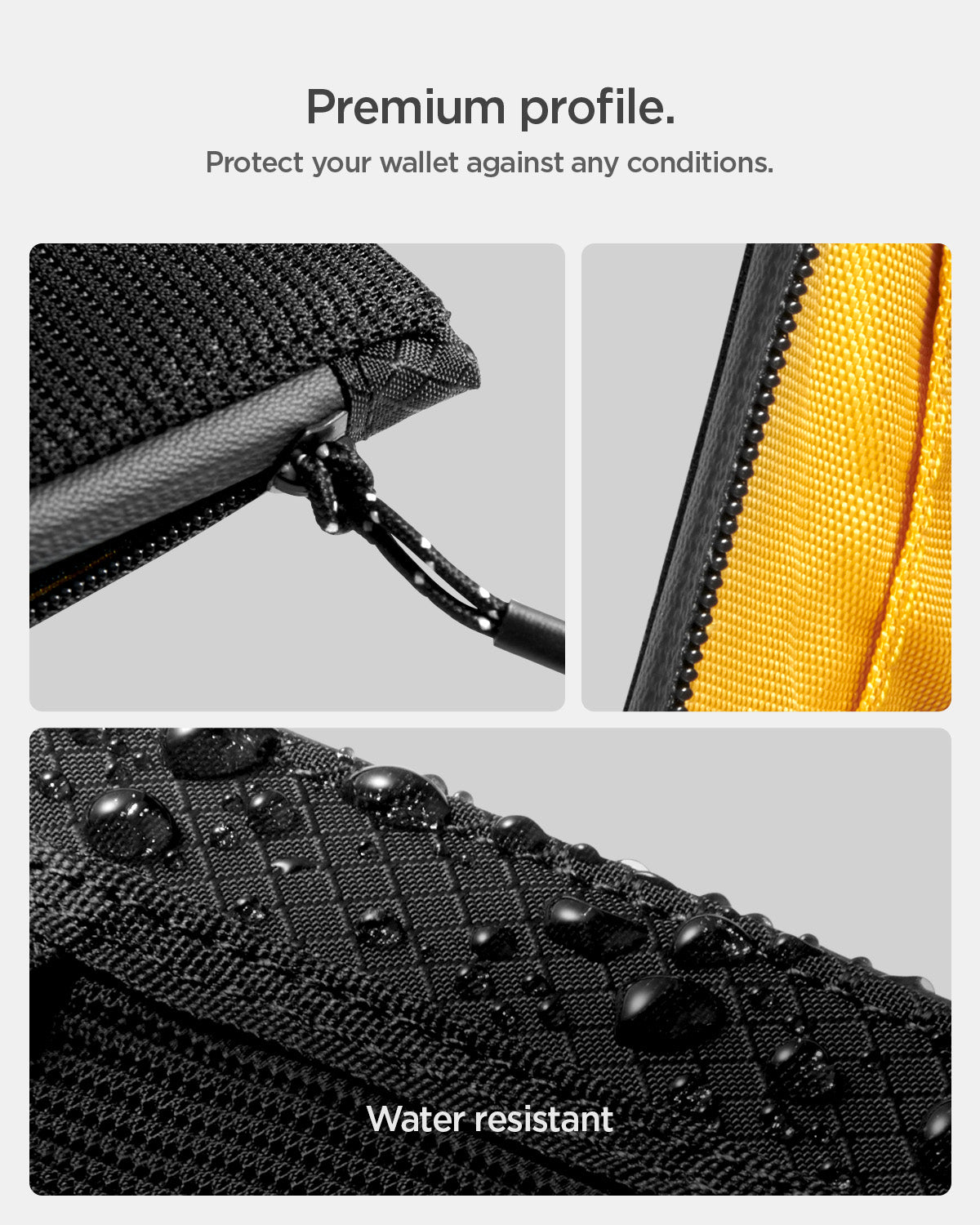 AFA11229 - Soft Card Holder | LF300 in Black showing premium profile