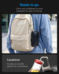 ACS09444 - [LF520] Universal Sunglass Case in Black showing ready to go.
