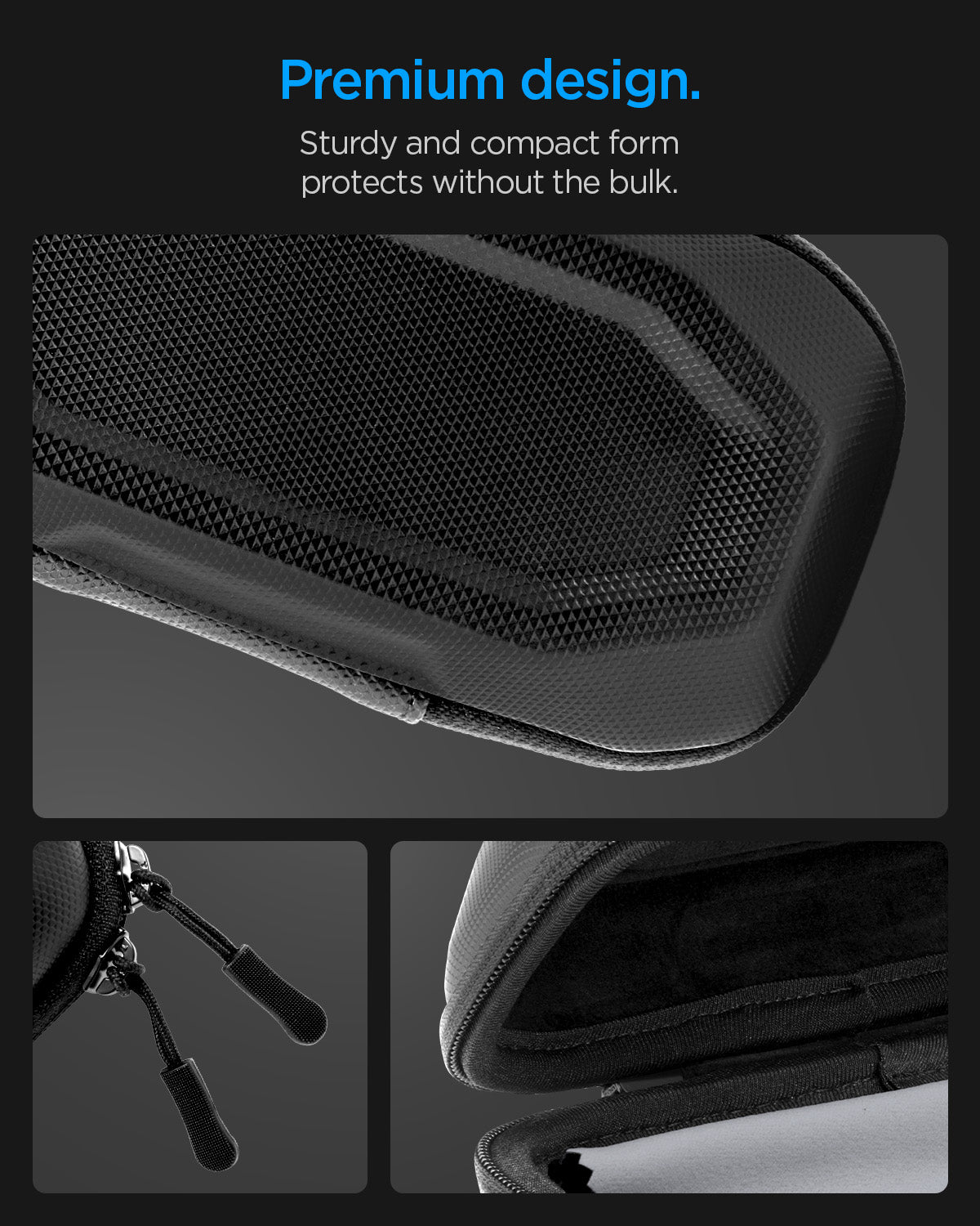 ACS09444 - [LF520] Universal Sunglass Case in Black showing premium design.