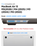 ACS11531 - MacBook Pro 13-inch Air Skin in Frost Black showing compatibility information