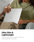 ACS11530 - MacBook Pro 13-inch Air Skin in Frost Clear showing ultra slim and lightweight.