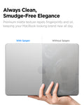 ACS11530 - MacBook Pro 13-inch Air Skin in Frost Clear showing always clean, smudge free elegance