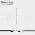 ACS05272 - MacBook Air Case Urban Fit in black showing the minimal added bulk and weight