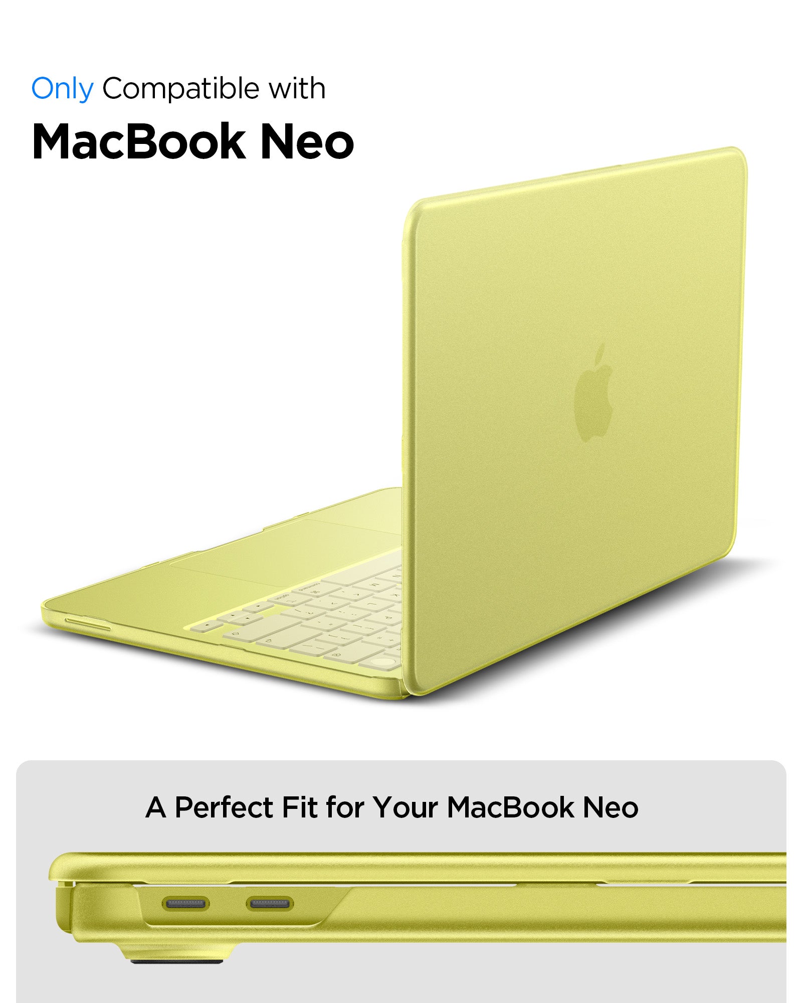 ACS11544 - MacBook Neo 13-inch Air Skin in citrus showing compatibility information