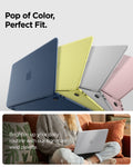 ACS11543 - MacBook Neo 13-inch Air Skin in Frost Clear showing pop of color perfect fit. 