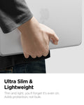 ACS11543 - MacBook Neo 13-inch Air Skin in Frost Clear showing ultra slim and lightweight.