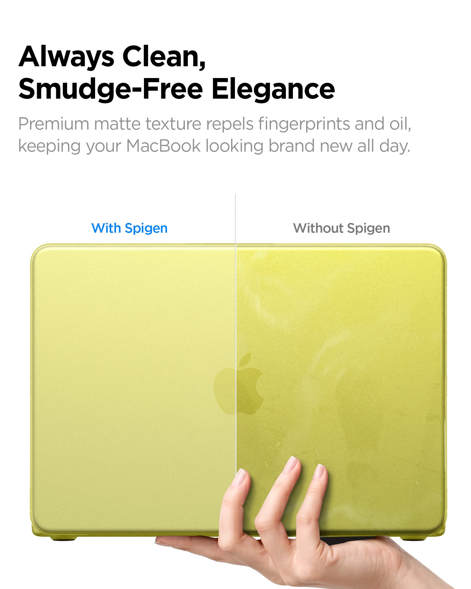 ACS11544 - MacBook Neo 13-inch Air Skin in citrus showing always clean, smudge free elegance