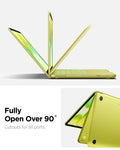 ACS11544 - MacBook Neo 13-inch Air Skin in citrus showing fully open over 90 degree