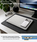 ACS11542 - MacBook Neo 13-inch Urban Fit in Heather Gray showing a dual layer laptop case designed to protect against daily scratches and fingerprint marks