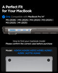 ACS11529 - MacBook Pro 14-inch Air Skin in Frost Black showing compatibility information