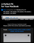 ACS11528 - MacBook Pro 14-inch Air Skin in Frost Clear showing compatibility information