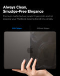 ACS11527 - MacBook Pro 16-inch Air Skin in Frost Black showing always clean, smudge free elegance