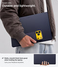 ACS11271 - MacBook Pro 14-inch Nano Pop Blueberry Navy showing a durable lightweight design with a smooth matte finish