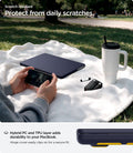ACS11274 - MacBook Pro 16-inch Nano Pop Blueberry Navy showing hybrid PC and TPU construction for daily scratch protection