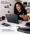 ACS11275 - MacBook Pro 16-inch Nano Pop Black Sesame showing precise cutouts for easy access to all available ports