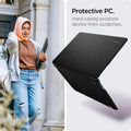 ACS06958 - MacBook Air 15-inch Case Urban Fit in Black showing the protective PC. Hard casing protects device from scratches