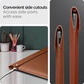 AFA06416 - Spigen Valentinus MacBook Sleeve showing convenient side cutouts for easy access to charging and side ports