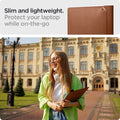 AFA06422 - Spigen Valentinus MacBook Sleeve slim lightweight design carried outdoors with laptop protection on the go