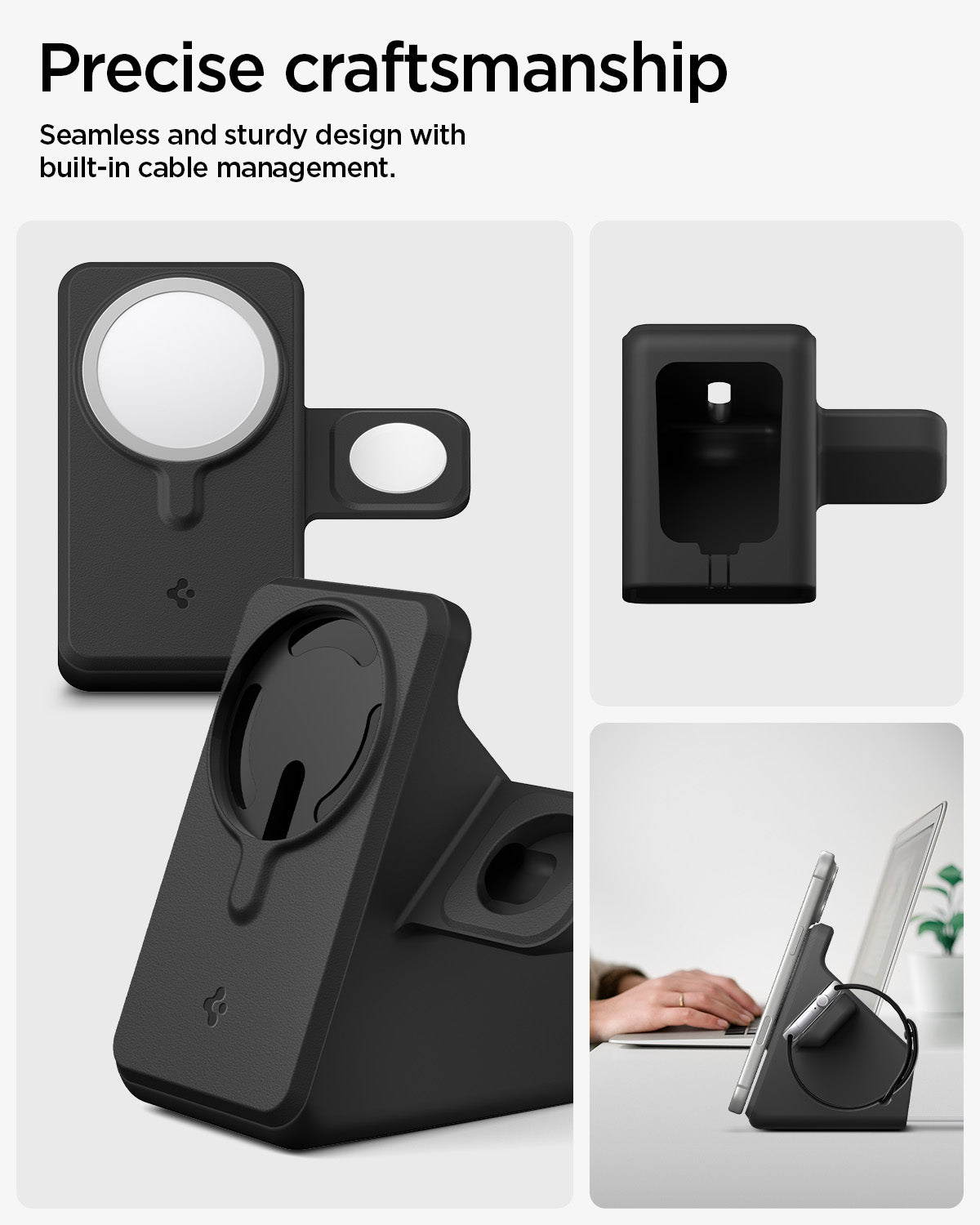 AMP09172 - Magsafe Duo Charger Stand (Mag Fit) in Black