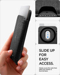 AFA11335 - Spigen MagFit Urban Fit Wallet showing slide up for easy access