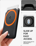 AFA11336 - Spigen Valentinus MagFit Plus Wallet showing slide up for easy access